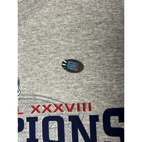 Vintage 2004 New England Patriots Super Bowl XXXVIII T-Shirt Patriots L - Picture 3 of 5